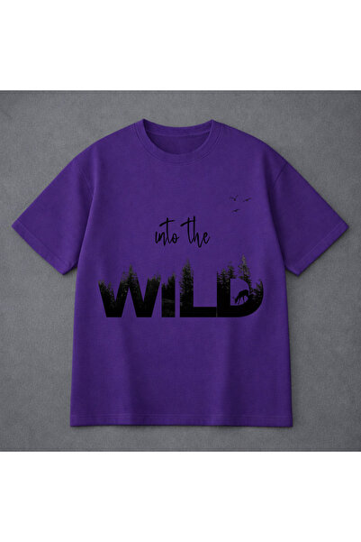 VODEXA Μπλουζάκι Unisex Oversize WILD με στάμπα, 100% βαμβακερό, άνετη εφαρμογή