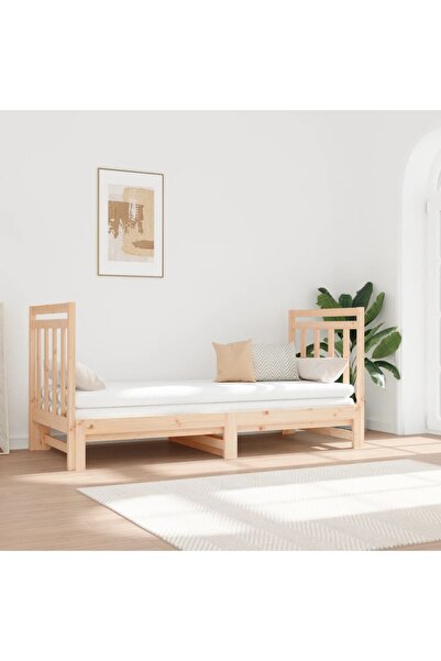 Concept Επεκτεινόμενο ανάκλιντρο, 2x(90x190) εκ., μασίφ ξύλο πεύκου