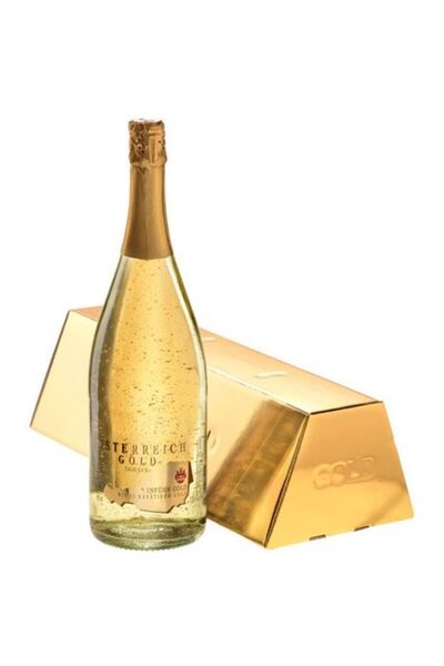 MOZART Osterreich Gold Vin Spumant Cu Foita Aur 23k Magnum 1,5l