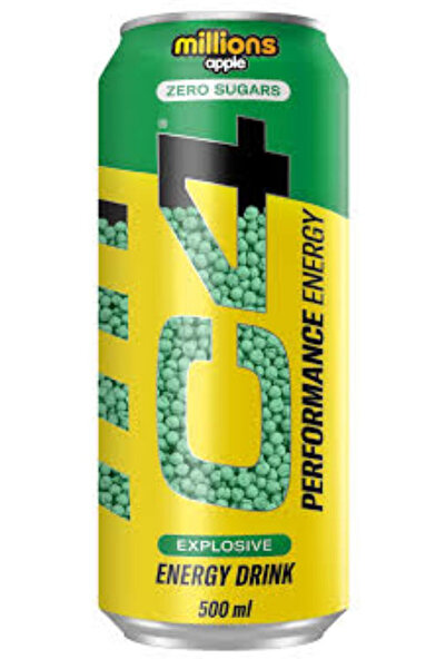 Cellucor C4 Millions Apple Zero Sugars Energy Drink 500ml,(12x2pack)