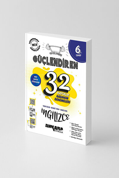 Ankara Yayıncılık 6. Sınıf İngilizce Deneme Sınavı 32 Haftalık Kazanım Odaklı...