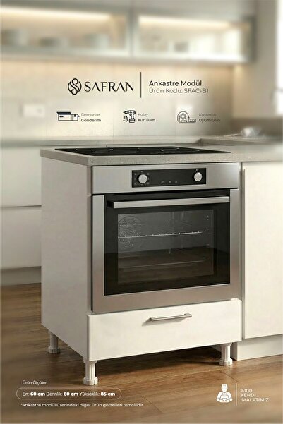 Safran Ankastre Fırın Modülü Ayaklı Çekmeceli