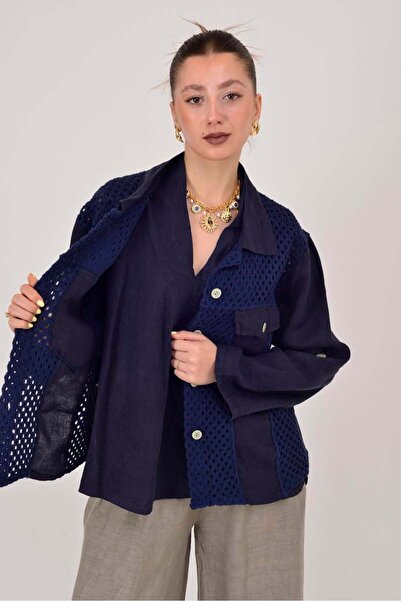 Park Moda 27-22 ΔΙΑΤΡΥΠΤΟ ΛΕΠΤΟΜΕΡΕΣ ΣΧΕΔΙΑΣΜΕΝΟ ΜΠΟΥΦΑΝ Λινό