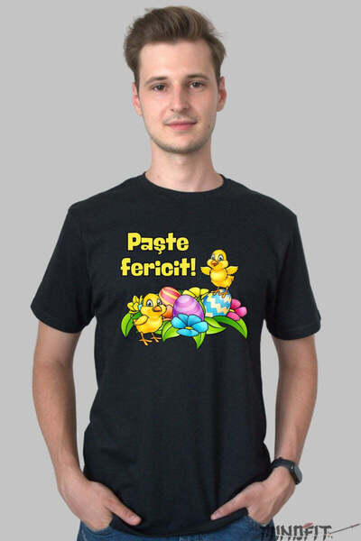GILDAN Tricou Paste Fericit Pui Veseli Si Oua Colorate