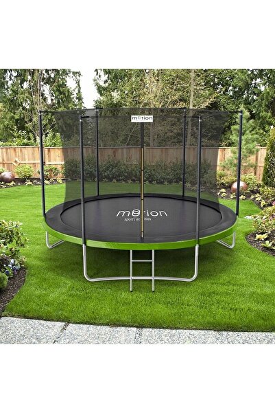 jumi Τραμπολίνο κήπου, MOTION, 240 cm, με δίχτυ ασφαλείας και σκάλα, πράσινο ...