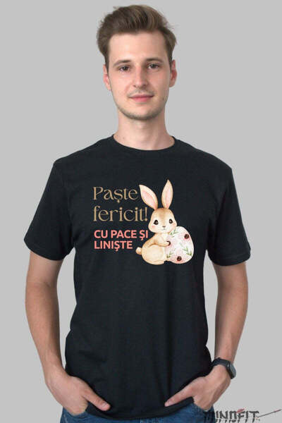 GILDAN Tricou Paste Fericit Iepuras Aducator De Pace Si Liniste