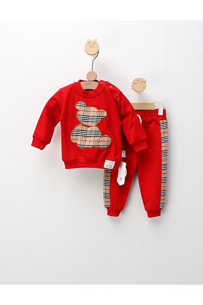 MiniKids Gugcci Bear suit, red model
