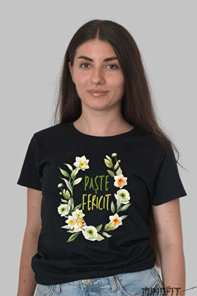 GILDAN Tricou Paste Fericit Coroana Florala
