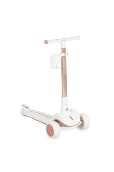 byox Aero White foldable children's scooter, adjustable handlebar, LED lights...