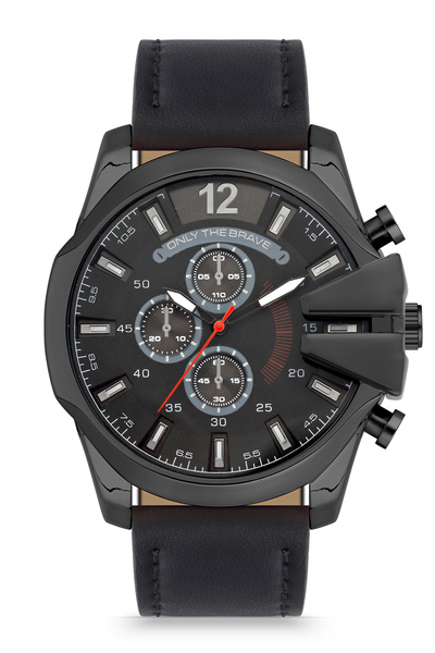 Newera Watch Faux Leather Cord Men's Wristwatch