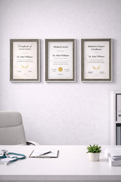 MİS KİTCHEN إطار صور زجاجي مقاس A4 21x29.7 سم، إطار ديكور حديث مثبت على الحائ...