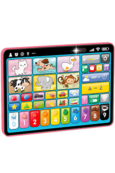 MC Micostore Tableta interactiva 3 in 1 pentru copii, jucarie logopedica si m...