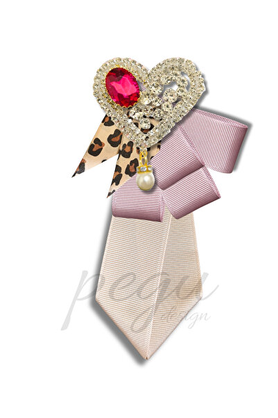 pegu baby collection PREMİUM SERİ ZÜMRÜT PEMBE KALPLİ ÖZEL YAPIM LÜKS YAKA BR...