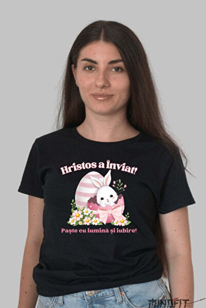 GILDAN Tricou Hristos A Inviat Iepuras Cu Oua De Paste