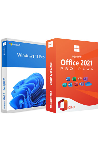 MICROSOFT Windows 11 Pro USB + Office Pro Plus 2021 Full PC Package