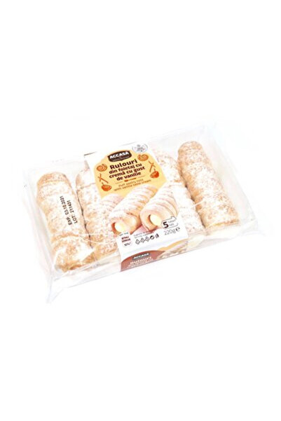 OEM Puff Pastry Roll with Vanilla Cream, Accasa, 220 g