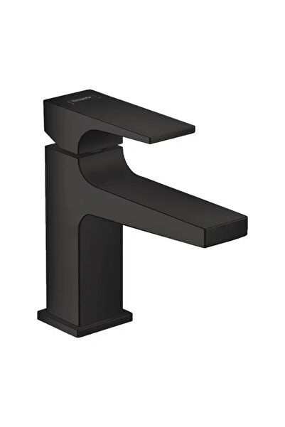 Hansgrohe Baterie lavoar Metropol 100 cu ventil Push-Open negru mat