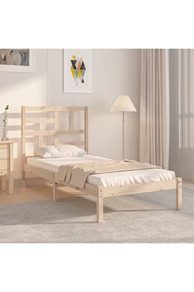 Concept Σκελετός Μονό κρεβατιού 3FT, 90x190 cm, μασίφ ξύλο