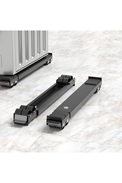 YESMAX قاعدة غسالة ملابس للأثاث، قاعدة متحركة بعجلات قابلة للتمديد للأجهزة ال...