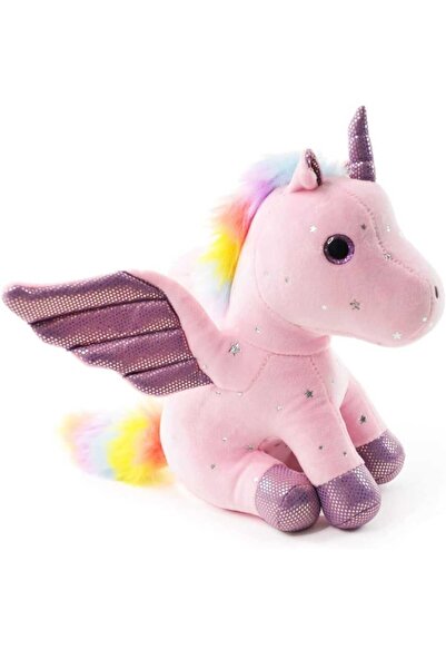 OEM Plush Toy, Unicorn with Pink Wings, 30cm, PINK, AYDE