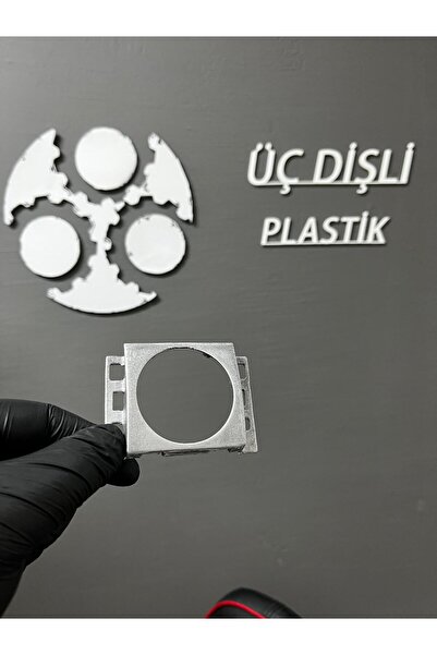 3DisliPlastik Volkswagen PASSAT B7 CC 2011-2014 Saat Çerçevesi Krom Efek 3D B...