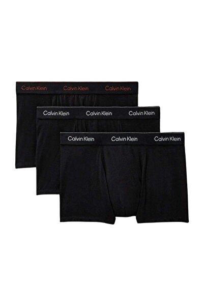 Calvin Klein Boxeri sport relaxați din bumbac (set de 3) negri (LV00NB4286-0F...
