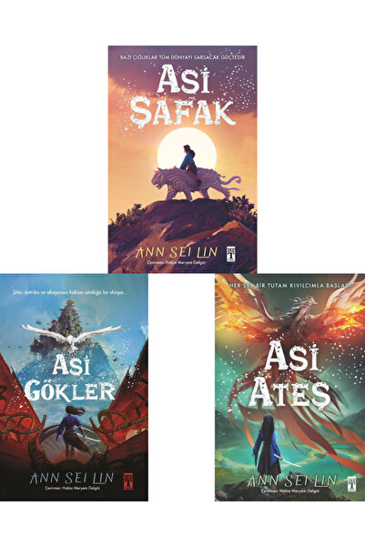 Genç Timaş 6. 7. 8. Sınıf Okuma Seti 3 Kitap Asi Gökler - Asi Ateş - Asi Şafak