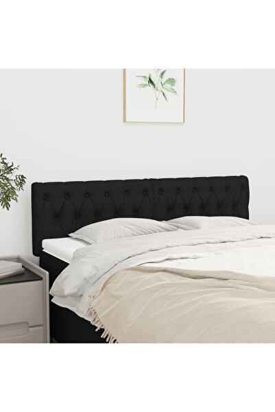 Concept Tăblii de pat, 2 buc, negru, 80x7x78/88 cm, textil