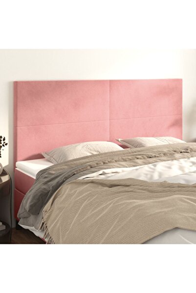 Concept Σεντόνια, 4 τεμάχια, ροζ, 100x5x78/88 cm, Βελούδο