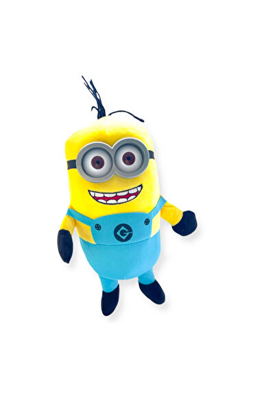 OEM Jucarie de plus minion Kevin, 24 cm, 3+, Galben/Albastru