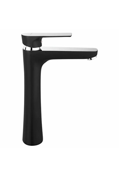 FERRO Baterie lavoar inalta Square negru