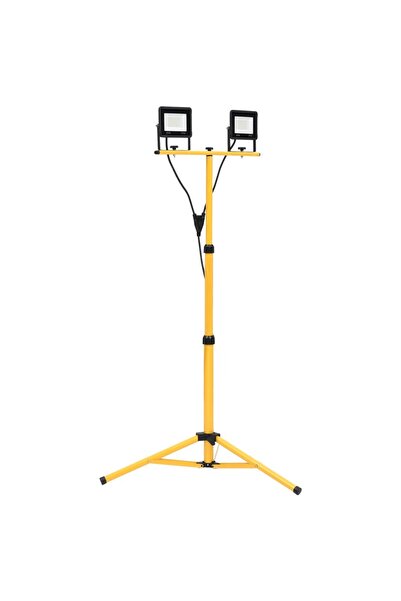 Concept Proiector LED cu trepied, 2x30 W, alb cald