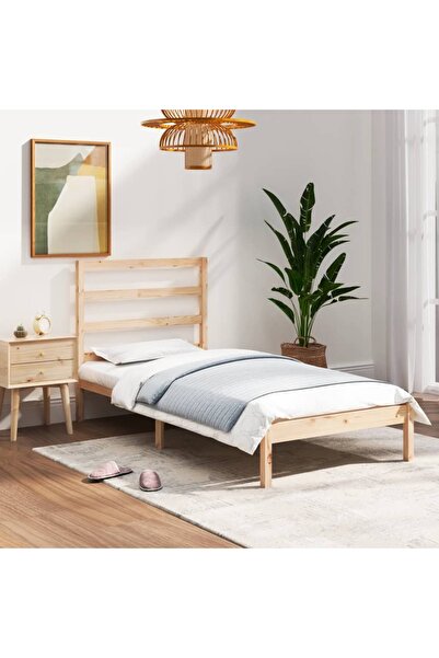 Concept Cadru de pat Single 3FT, 90x190 cm, lemn masiv