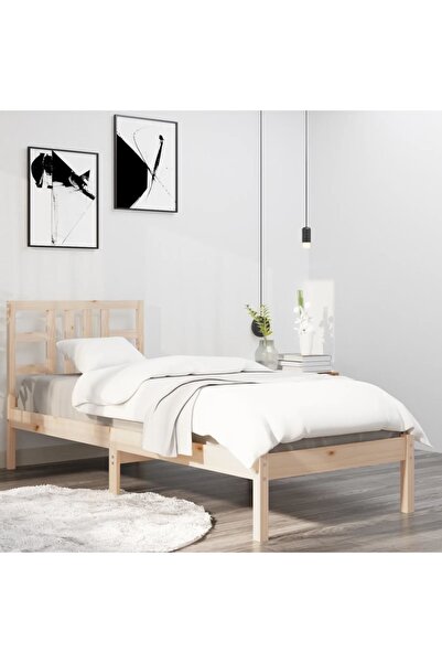 Concept Cadru de pat Single 3FT, 90x190 cm, lemn masiv