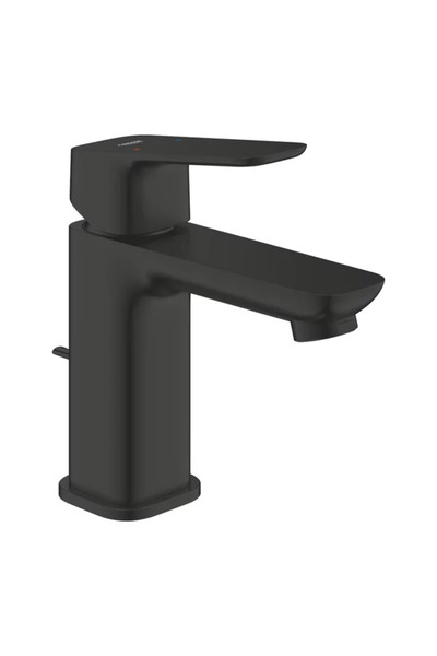 Grohe Baterie lavoar monocomanda Cubeo S cu ventil Pop-Up negru mat