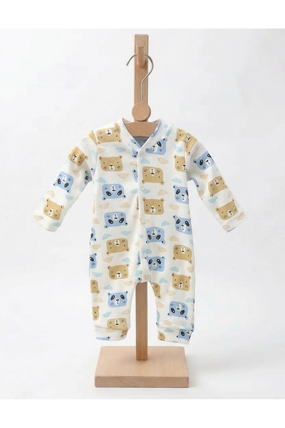 MiniKids Ολόσωμη φόρμα με αρκουδάκι και σύννεφο,