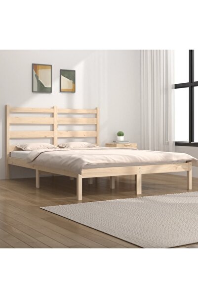 Concept Σκελετός κρεβατιού, 160x200 εκ., μασίφ ξύλο πεύκου