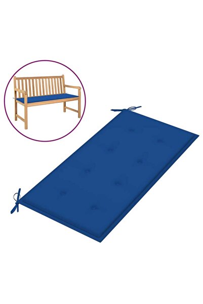 Concept Garden bench Pillow , royal blue, 100x50x5 cm, textile