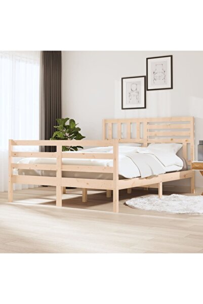 Concept Cadru de pat 5FT King Size, 150x200 cm, lemn masiv