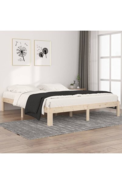 Concept Σκελετός κρεβατιού, 160x200 εκ., μασίφ ξύλο πεύκου