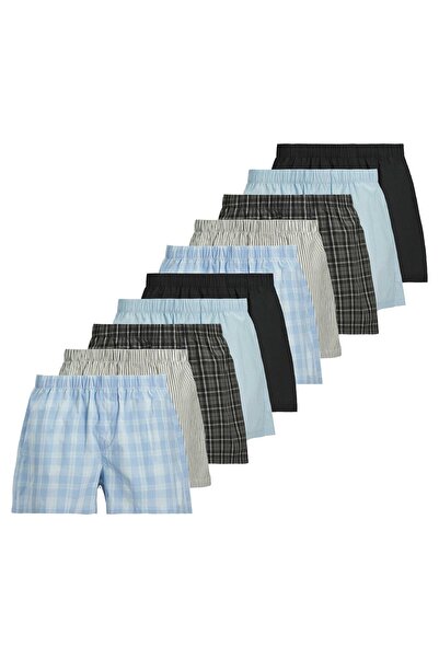 Jack & Jones JACK&JONES Herren Web-Boxershorts, 10er Pack - JACMILANO WOVEN B...