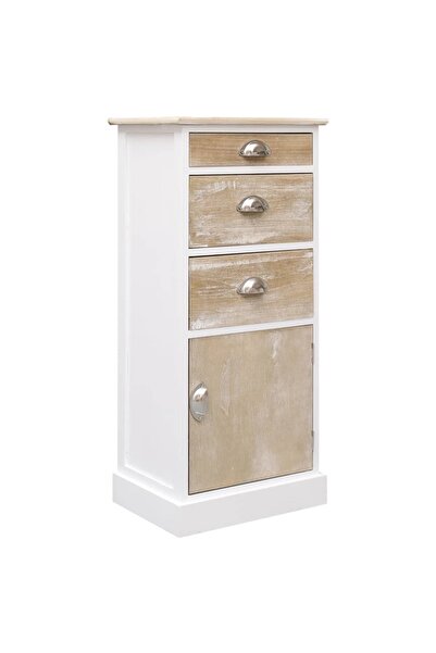 Concept Dulap lateral, 38 x 28 x 86 cm, lemn de paulownia