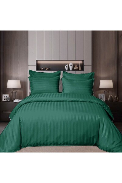 CumparaMisim HoReCa Linen, Double Bed, Deluxe Finetat Damask with Stretchy, 6...