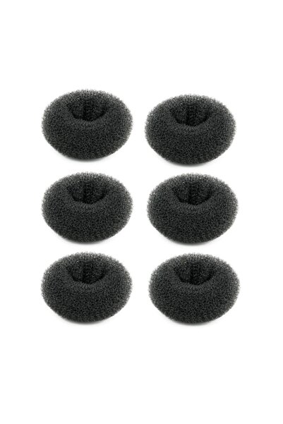 SELA Set 6 Burete Adaos coc rotund Negru 40 Grame,