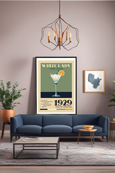 Sekiz8 Minimalist Black Framed Poster Painting - 13X18 Digital Print Cer41