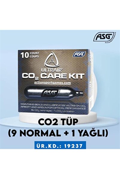 ASG 19237 Co2 Tüp (9 Normal + 1 Yağlı)