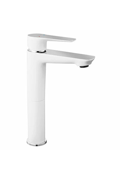 FERRO Baterie lavoar inalta alb-crom fara ventil Adore