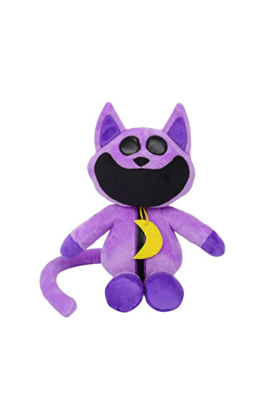 OEM Jucarie de plus, Cat Nap, pisica zambitoare, mov, 27 cm