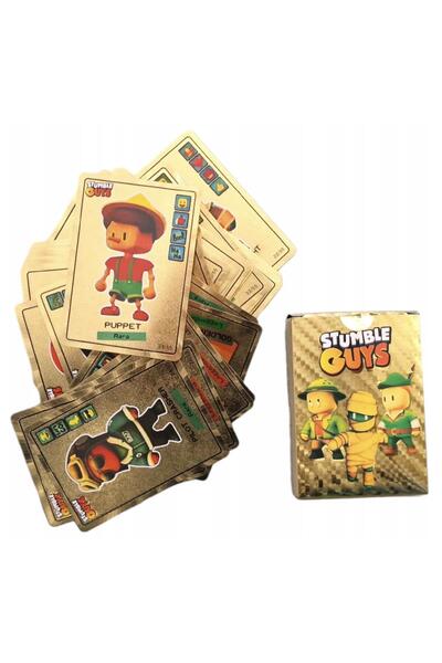 OEM Set of 55 Stumble Guys gold cards