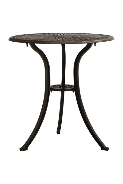 Concept Garden table, bronze, 62x62x65 cm, cast aluminum